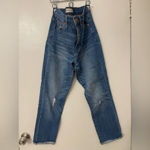 Madewell Boyfriend Cropped Jean Size 24